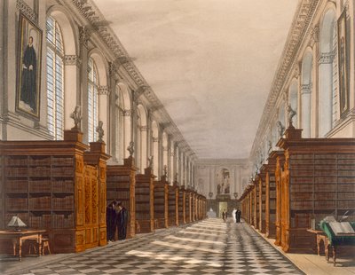 Intérieur de la bibliothèque du Trinity College, Cambridge, de L