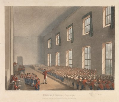 Collège militaire, Chelsea - Augustus Charles Pugin