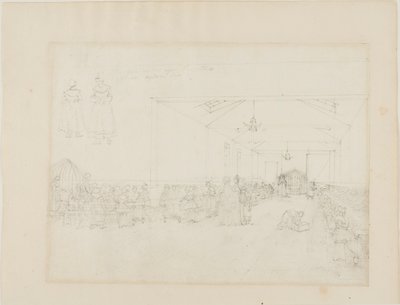 Étude pour la salle à manger, asile - Augustus Charles Pugin