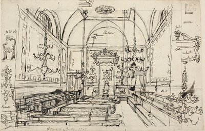 Étude pour la Chambre des Lords - Augustus Charles Pugin