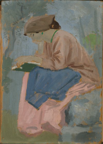 Une femme lisant - Étude provençale - Augustus John