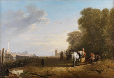 Une scène en Hollande - Augustus Wall Callcott
