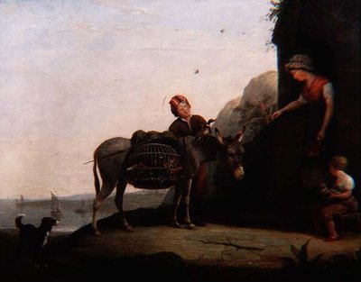 Marchandage pour la volaille - Augustus Wall Callcott
