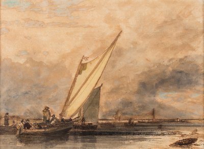 Sur la Medway - Augustus Wall Callcott