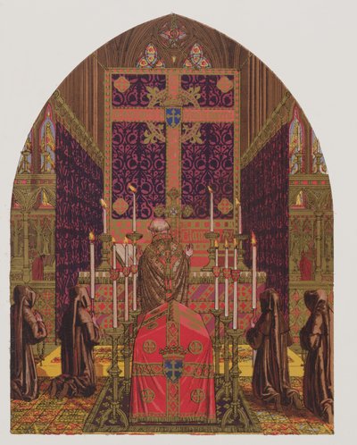 Design ecclésiastique, Le Glossaire des ornements et costumes ecclésiastiques, lithographie par H.C. Maguire, 1844 - Augustus Welby Northmore Pugin