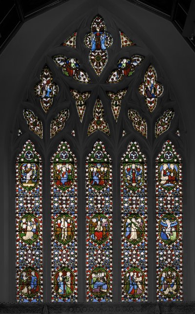 Mystères du Rosaire, Fenêtre Est de la Chapelle - Augustus Welby Northmore Pugin