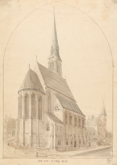 Notre-Dame et Saint Thomas de Canterbury, Dudley : Perspective - Augustus Welby Northmore Pugin