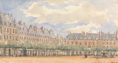 Place Royale, Paris - Augustus Welby Northmore Pugin