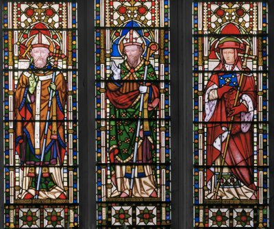 Vierge et Christ avec Saints, Fenêtre Est (détail) - Augustus Welby Northmore Pugin