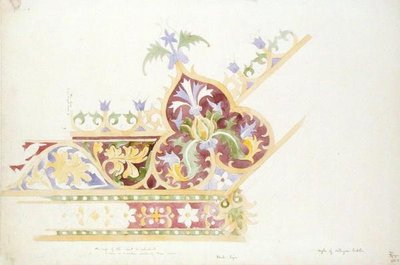 Conception pour un dessus de table - Augustus Welby Pugin
