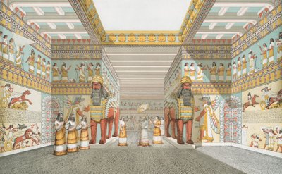 Salle dans un palais assyrien (restaurée), 1849 - Austen Henry Layard