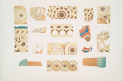 Briques peintes du palais N.O. à Nimroud [Calah] - Austen Henry Layard