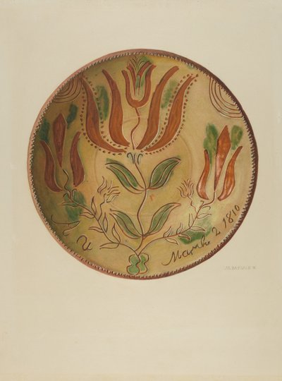 Assiette allemande de Pennsylvanie - Austin L. Davison