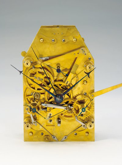 Une horloge de sol à mois avec équation du temps et calendrier complet - Austrian School
