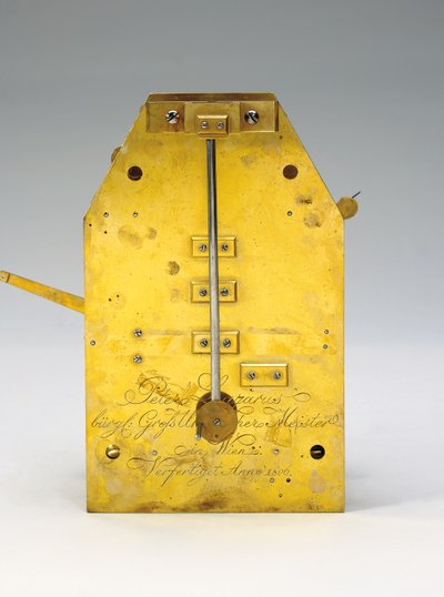 Horloge de sol mensuelle avec équation du temps et calendrier complet, 1806 - Austrian School