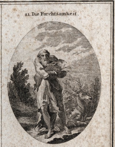 Allégorie de la peur sous les traits d