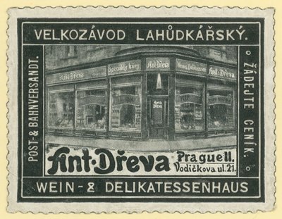 Anton Dreva magasin de vins et épicerie fine, Prague - Austrian School