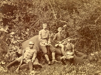 Archiduc François-Ferdinand après la Chasse, Sri Lanka c.1892 - Austrian School