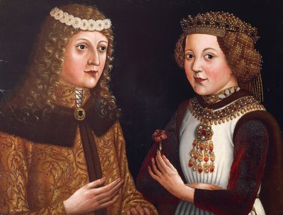 Ladislas Posthume roi de Bohême et Madeleine de Valois - Austrian School