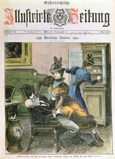 Dames voleuses, première page de l