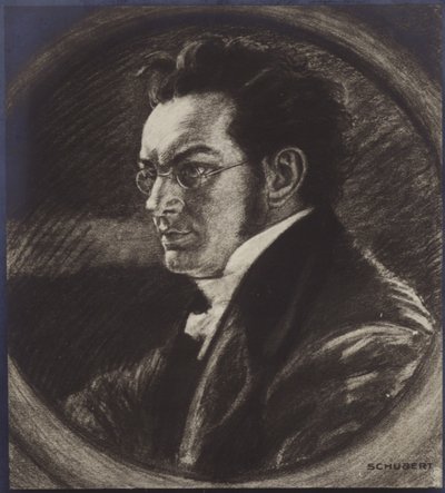 Portrait de Franz Schubert - Austrian School