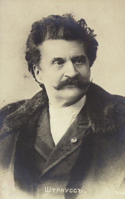 Portrait de Johann Strauss II - Austrian School