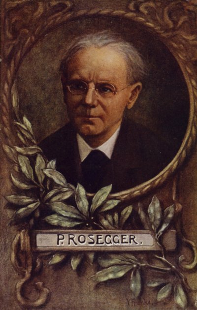 Portrait de Peter Rosegger - Austrian School