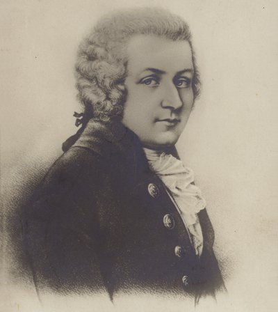 Portrait de Wolfgang Amadeus Mozart - Austrian School