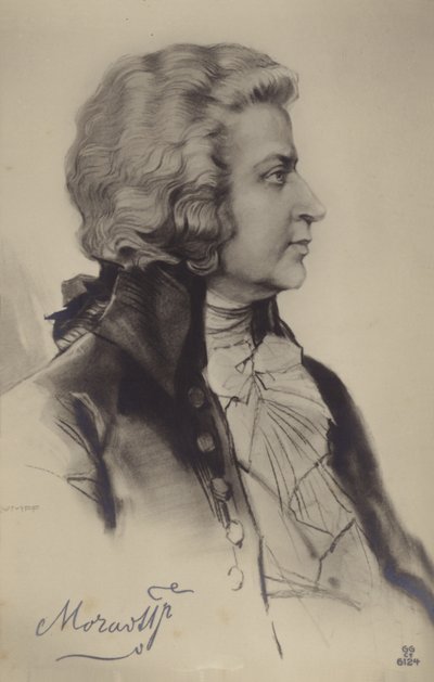 Portrait de Wolfgang Amadeus Mozart - Austrian School