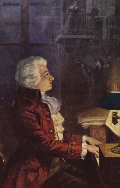 Portrait de Wolfgang Amadeus Mozart - Austrian School