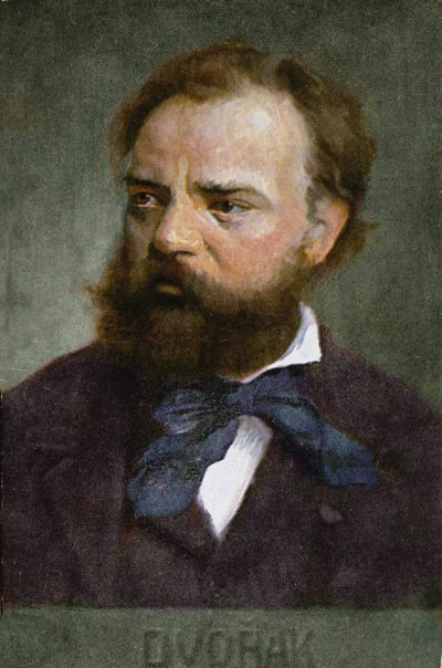 Carte postale représentant Antonin Dvorak (1841-1904) avant 1914 - Austrian School