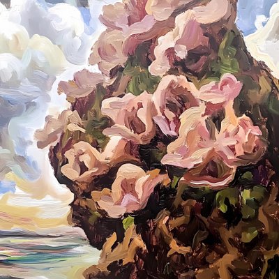 Fleurs côtières aux teintes rosées - Avanesova Elena