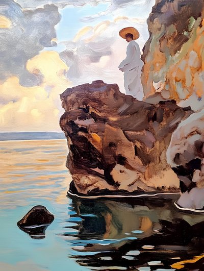 Contemplation du littoral - Avanesova Elena