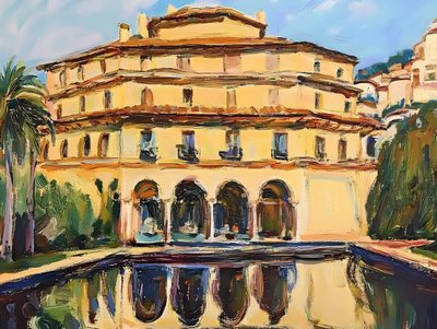 Réflexion sur une villa méditerranéenne - Avanesova Elena