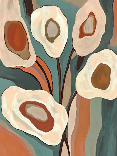 Plantes modernes aux accents terreux - Avanesova Elena