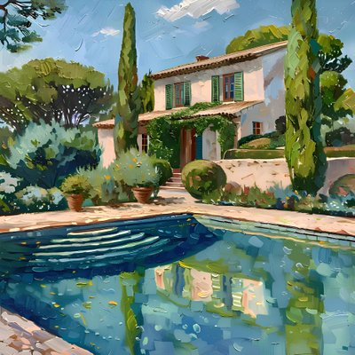 Villa ensoleillée de style méditerranéen - Avanesova Elena