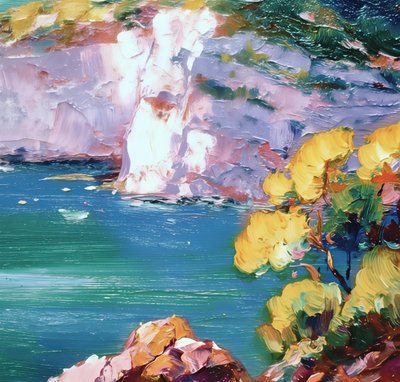 Des falaises côtières aux couleurs éclatantes - Avanesova Elena