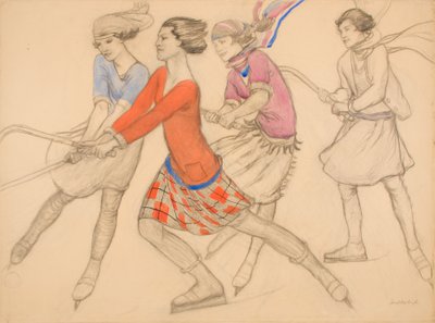Hockey sur glace - Averil Mary Burleigh