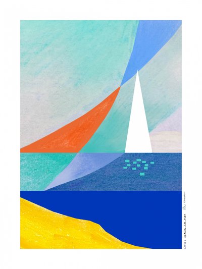 Voilier « Geometric Ocean » - Awol Art Alex