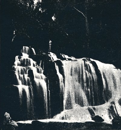 Cachoeira no Rio Dourado Lençóis, 1895 - Axel Frick