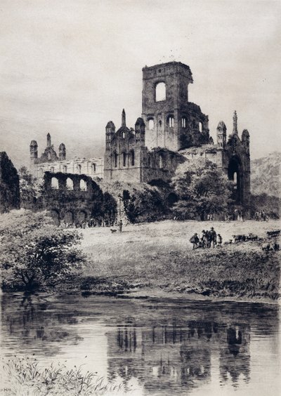 Abbaye de Kirkstall depuis le sud-est - Axel Haig