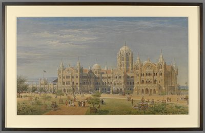 Le Terminus et les bureaux administratifs du Great Indian Peninsula Railway, Bombay, plus tard appelé le Terminus Victoria - Axel Haig