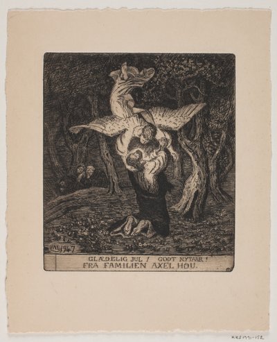 Carte de Noël et du Nouvel An - Axel Hou