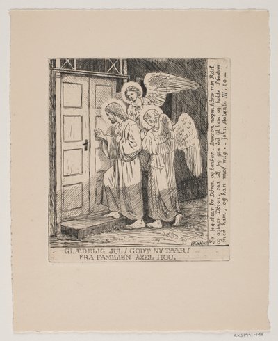 Carte de Noël et du Nouvel An - Axel Hou