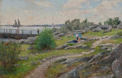 A.Lindman, Sur la côte - Axel Lindman