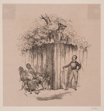 Enfants volant des pommes - Axel Theodor Kittendorff