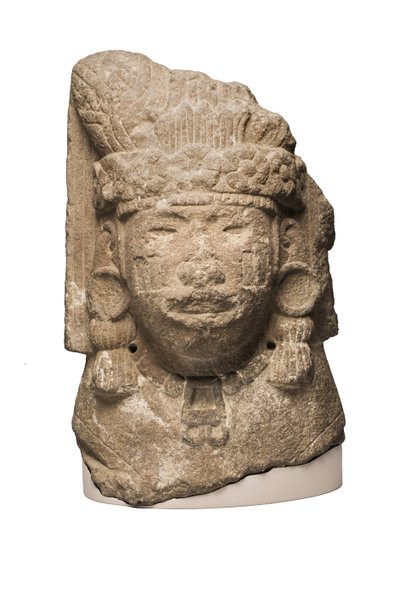 Tête de Xilonen, la déesse du jeune maïs, Tenochtitlan, Mexique, 1450/1500 - Aztec