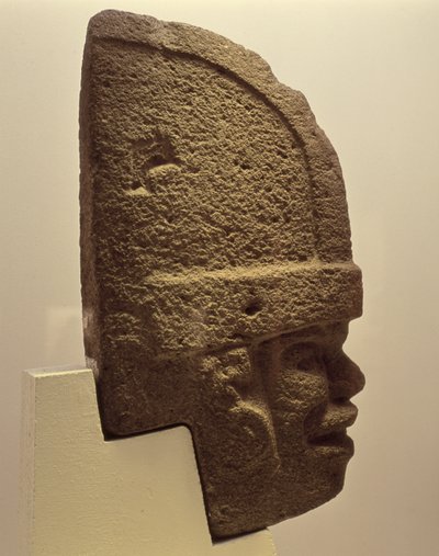 Hache votive utilisée pour jouer à la pelote - Aztec