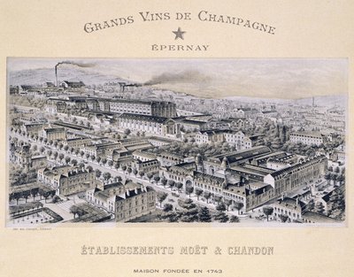 Moët & Chandon, Épernay, de La France Vinicole, publié par Moët & Chandon - B. Arnaud