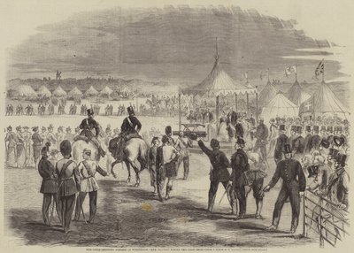 Le concours de tir à la carabine à Wimbledon, Sa Majesté tirant le premier coup - B. Clayton